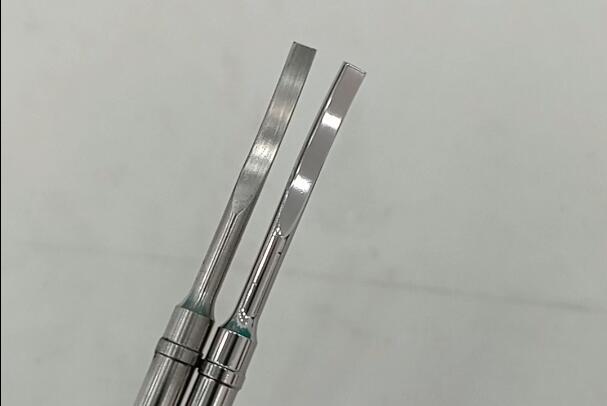 斯曼克鏡面噴砂機用于超聲刀刀頭拋光、去紋路！